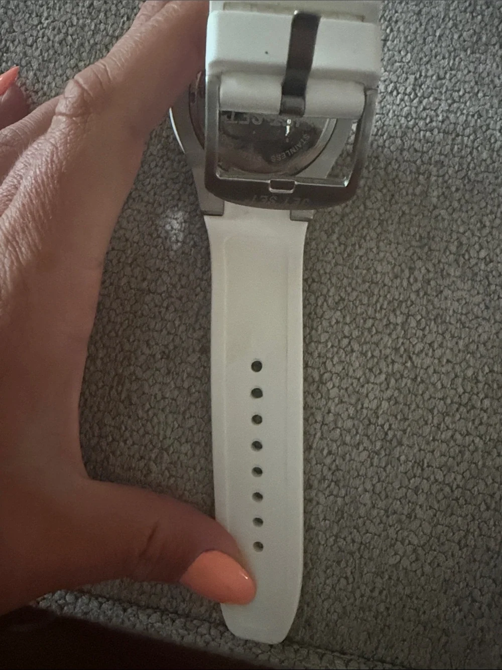 Jet Set White and Black Men's Sport Watch
